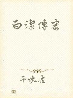 白洁传密