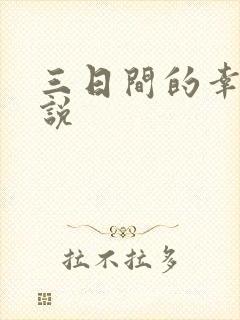 三日间的幸福小说