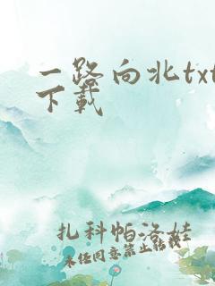 一路向北txt下载
