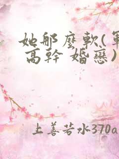 她那么软(军婚 高干 婚恋)完结