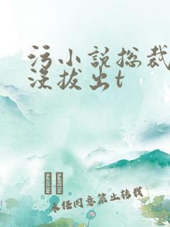 污小说总裁整夜没拔出t