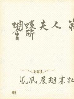 蝴蝶夫人 第一会所