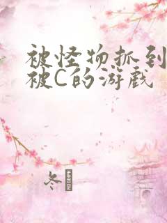 被怪物抓到就会被C的游戏