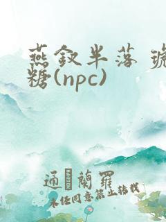 燕钗半落 琥珀糖(npc)