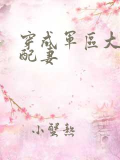 穿成军区大佬女配妻