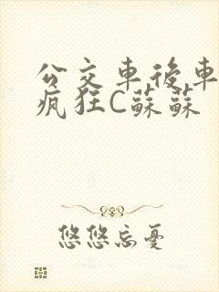 公交车后车座的疯狂C苏苏