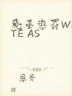 飞丞惩罚WRITE AS