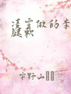 凌霄做的李尖尖腿软