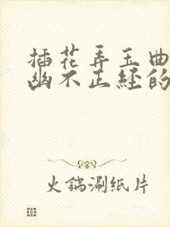 插花弄玉曲径探幽不正经的意思