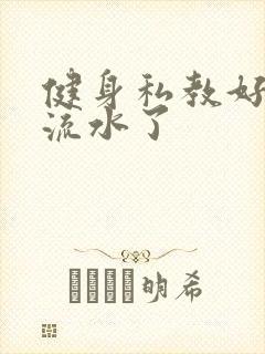 健身私教好大我流水了