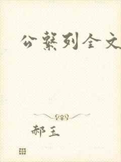 公系列全文阅读