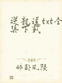 逆龙道txt全集下载
