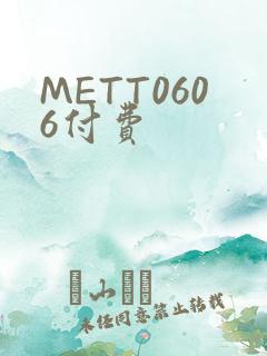 METT0606付费