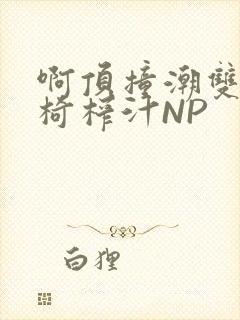 啊顶撞潮双H龙椅榨汁NP