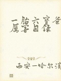 一胎六宝爸比好厉害目录