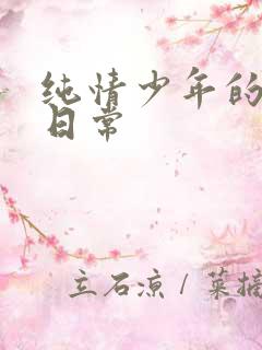 纯情少年的雌堕日常