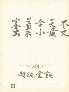 塞着今天不准拿出来小黄文