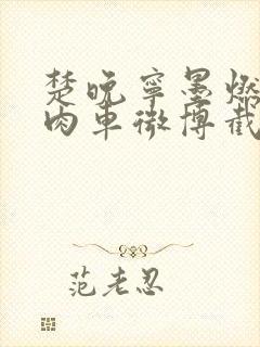 楚晚宁墨燃所有肉车微博截图