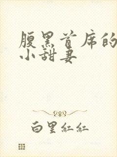 腹黑首席的替身小甜妻