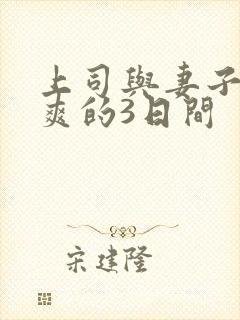 上司与妻子干到爽的3日间