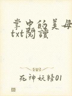 掌中的美母版主txt阅读