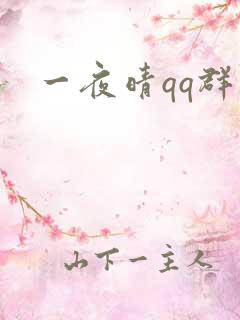 一夜晴qq群