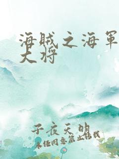 海贼之海军文虎大将