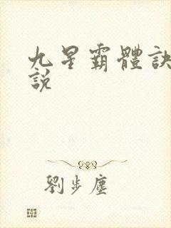 九星霸体诀 小说