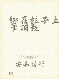 绑在柱子上用毛笔调教