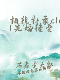 相亲对象c1v1先婚后爱