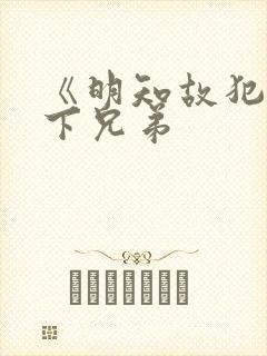 《明知故犯》年下兄弟