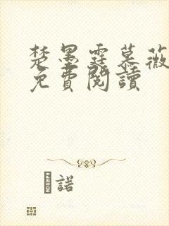 楚墨霆慕薇小说免费阅读