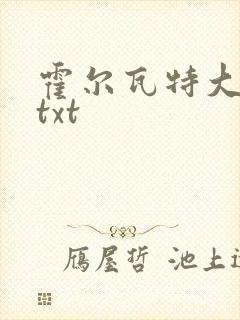 霍尔瓦特大街 txt