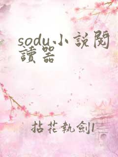 sodu小说阅读器
