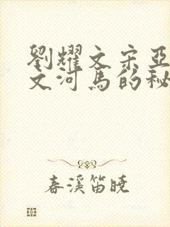 刘耀文宋亚轩车文河马的秘密河润滑油