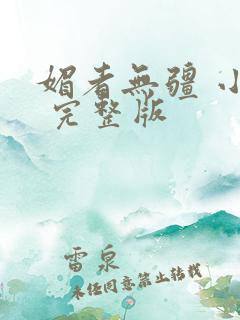 媚者无疆 小说 完整版