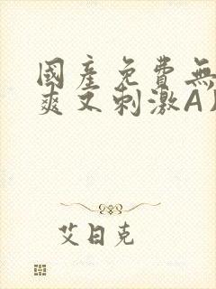 国产免费无码又爽又刺激A片小说