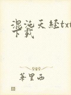 混沌天经txt下载