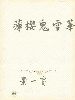 薄樱鬼雪华录