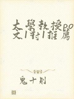 大学教授pop文1对1推荐