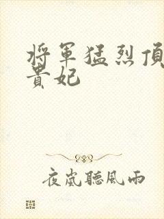 将军猛烈顶弄h贵妃