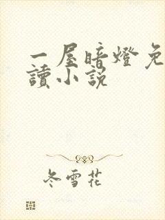 一屋暗灯免费阅读小说