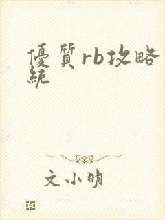 优质rb攻略系统