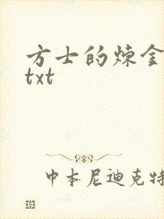 方士的炼金攻略txt