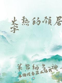 火热的领居中文字