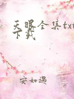 天眼全集txt下载