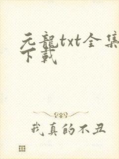 元龙txt全集下载