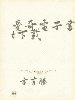 爱奇电子书txt下载