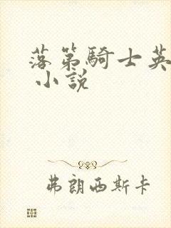 落第骑士英雄谭 小说