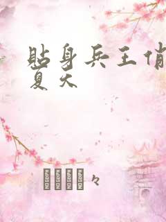 贴身兵王俏总裁夏天